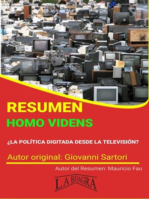 cover image of Resumen de Homo Videns